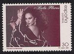 Stamps Spain -  Personajes Populares-Lola Flores