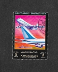 Stamps : Asia : United_Arab_Emirates :  Mi F1544 - Líneas Aereas y Avión