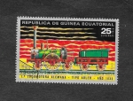 Stamps : Africa : Equatorial_Guinea :  YtPA15B - Locomotora
