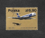 Stamps : Europe : Poland :  2313 - L Aniversario de las Aerolíneas Polacas