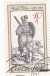 Stamps : Europe : Czechoslovakia :  dibujo de Hendrik Goltzius