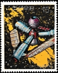 Stamps North Korea -  Viaje espacial