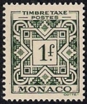 Stamps Europe - Monaco -  Cifras