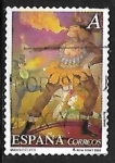 Stamps Spain -  El circo - obras de Manolo Élices