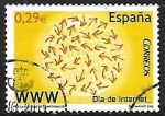 Stamps Spain -  Ciencias - Dia de internet
