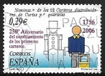 Stamps : Europe : Spain :  Dia del sello - Aniversário del nombramiento de los primero carteros