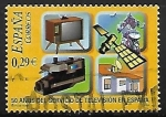 Stamps Spain -  50 años del servicio de televisión en España