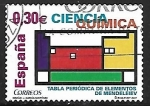 Stamps Spain -  Ciencia - Tabla periódica