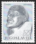Sellos de Europa - Yugoslavia -  1273 - Centº del nacimiento de Lenin