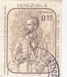 Stamps : America : Venezuela :  CENTENARIO NATALICIO ARTURO MICHELENA