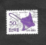 Stamps North Korea -  2955 - La Raya Águila