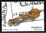 Stamps Spain -  Juguetes - Diligencia