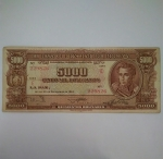 monedas de America - Bolivia -  1945 - 5000 Bolivianos