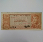 monedas de America - Bolivia -  1962 - 50 Bolivianos