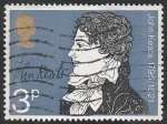 Stamps United Kingdom -  640 - John Keats