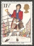 Sellos de Europa - Reino Unido -  910 - Cartero en 1839