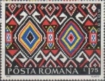 Stamps : Europe : Romania :  Alfombras campesinas rumanas