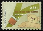 Stamps Spain -  Valores cívicos - Por lo que mas quieras, usa el cinturón
