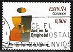 Stamps Spain -  Dia internacional de la mujer - Igualdad en la empresa