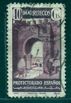 Stamps Morocco -  Purta de Tanger (Bertuchi)