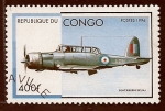 Sellos del Mundo : Africa : Rep�blica_del_Congo : Avion