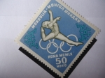 Stamps Mongolia -  Olimpiadas de verano 1960 - Gimnasia de Piso.