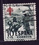 Stamps Spain -  Niños en la playa