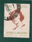 Stamps Argentina -  Delfina Bunge de Galvez