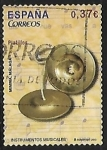Stamps Spain -  Instrumentos musicales - Platillos