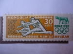 Stamps Mongolia -  Juegos Olímpicos de Verano 1960 Roma - Vallas.