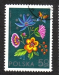 Stamps Poland -  Bordados, Cracovia