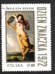 Stamps Poland -  Pinturas, Lluvia de Verano, de Wojciech Gerson