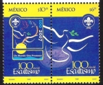 Stamps Mexico -  100 años del Escultismo