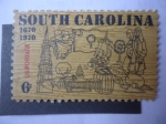 Stamps United States -  Símbolos de carolina del Sur - 300° Aniversarios 1670-1970