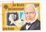 Stamps Guinea Bissau -  AÑO MUNDIAL DE LAS COMUNICACIONES-R.HILL