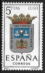 Sellos de Europa - Espa�a -  Escudos de las Capitales de las provincias Españolas - LugoL