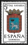 Stamps Spain -  Escudos de las Capitales de las provincias Españolas - Navarra