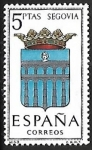 Sellos de Europa - Espaa -  Escudos de las Capitales de las provincias Españolas - Segovia