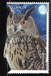 Stamps Spain -  Fauna Protegida - Búho Real