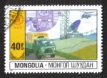 Stamps Mongolia -  60 años de independencia, Telecomunicaciones