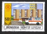Stamps Mongolia -  60 años de independencia, Servicio de Salud pública