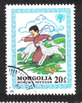 Stamps Mongolia -  Año Internacional del Niño, 1979