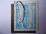 Stamps : Asia : Syria :  NIKE - Arqueología - Syrian Arab Republic- Capital Damasco.