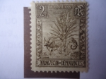 Stamps : Africa : Madagascar :  Madagascar et Dependances-Madagascar y Dependencias -Árbol del Viajero - Paisaje con animales.