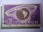 Stamps : America : Mexico :  Consejo Interamericano Económico y Social - OEA-1962.