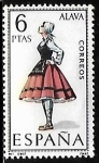Stamps Spain -  Trajes típicos españoles - Álava