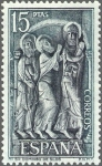 Stamps Spain -  ESPAÑA 1973 2161 Sello Monasterio de Santo Domingo de Silos Detalle de un Bajorrelieve del Claustro