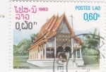 Stamps Laos -  templo Vat Inpeng