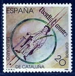 Stamps Spain -  Milenario de Cataluña