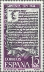 Stamps Spain -  ESPAÑA 1973 2166 Sello Nuevo V Centenario de la Imprenta Los Sinoidales de Aguilafuente Segovia